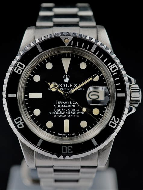 rolex 16808 tiffany|Rolex submariner 1680 tiffany.